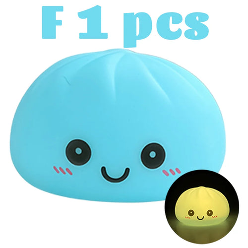 2027 New Dumpling Night Lights Glowing Dumplings Desktop Ornament Cute