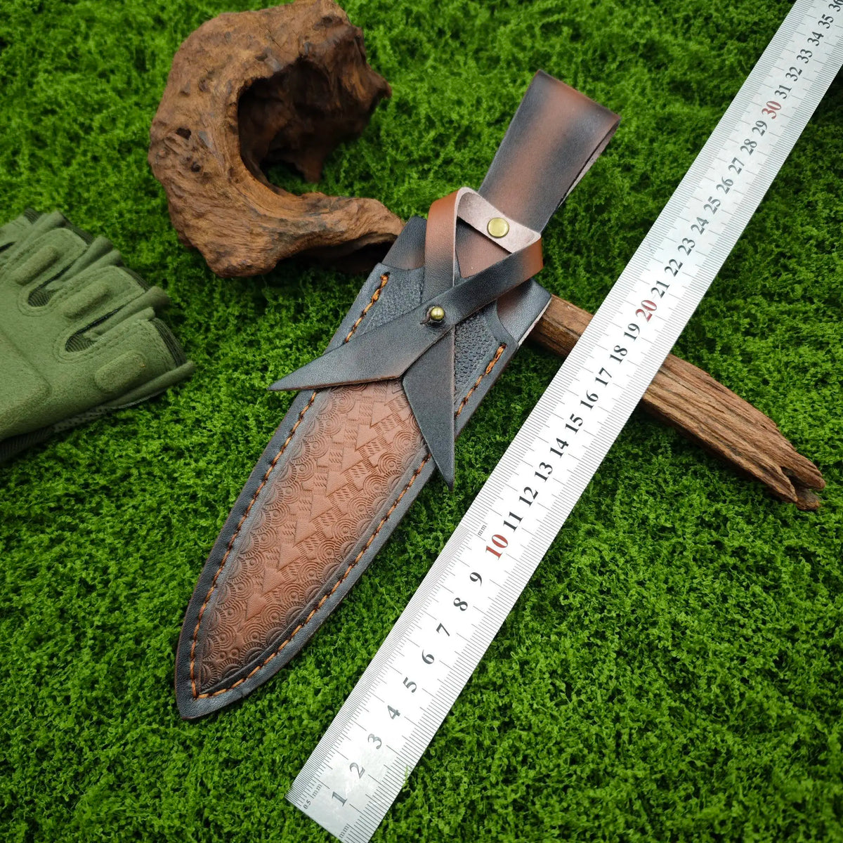 High-quality Leather Outdoor Knife Sheath, Knife Protector, Portable