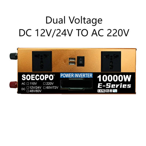 10000W Solar System Complete Kit Dual12V/24V To 110V/220V100A