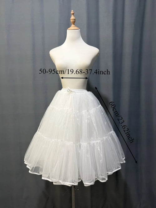 Lolita Super Stuffed Petticoat Boneless Violent Skirt Support Soft