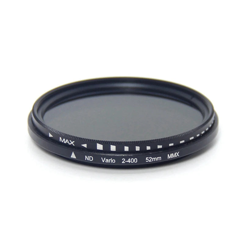 52mm Phone ND Filter ND2 to ND400 Clip-on Variable Neutral Density