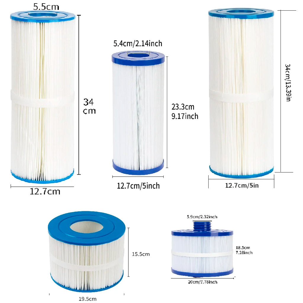 Spa Pool Filter Cartridge Replaces Hayward Pleatco Unicel Filbur