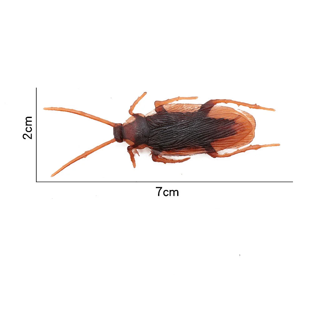 5-50Pcs Halloween Gadget Plastic Cockroaches Joke Decoration Props