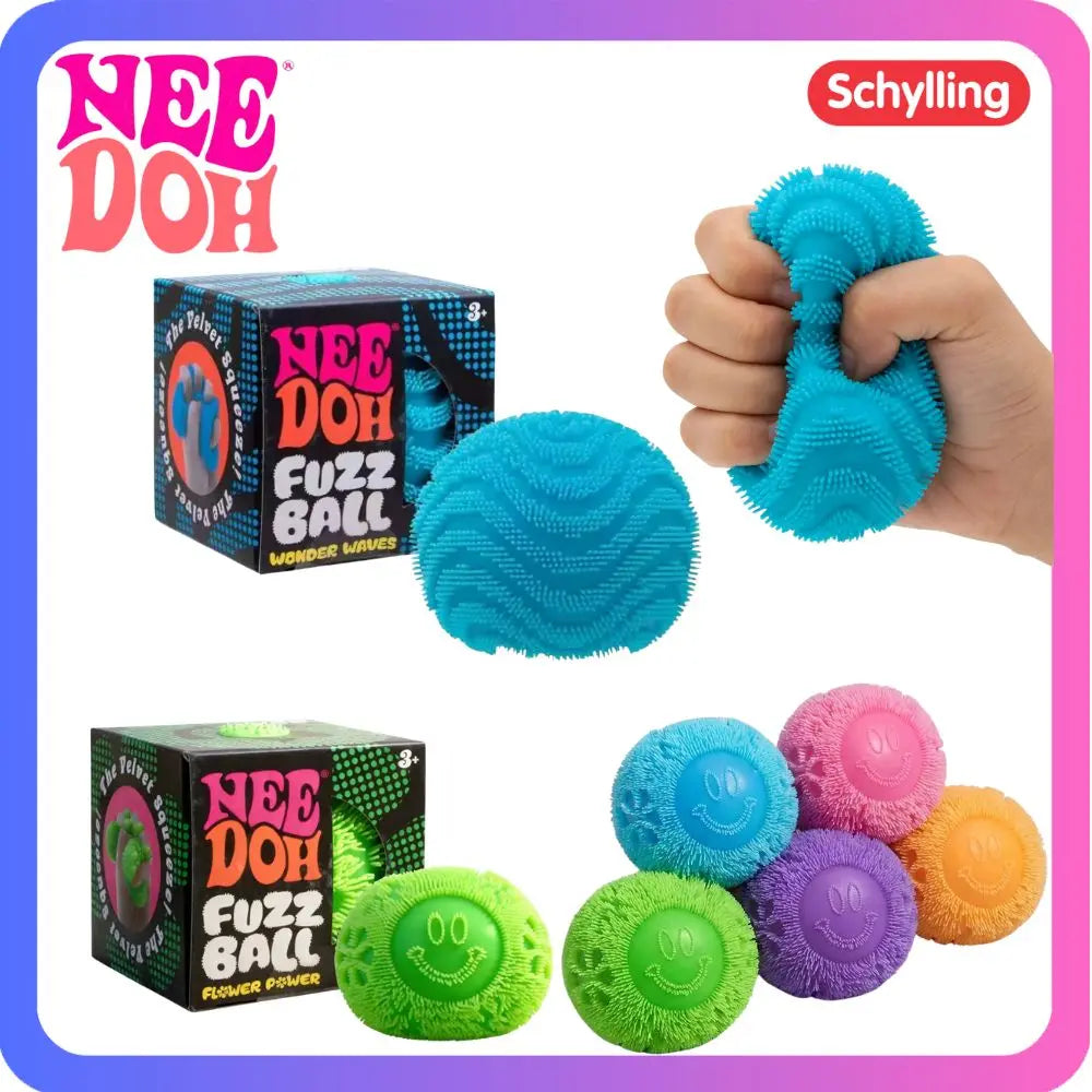 Nee Doh Fuzz Ball Series Desktop Decompress Ornament Stress Relief