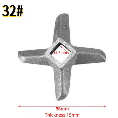 Meat Grinder Cross Blade, 5 # 10 # 12 # 22 # 32 # 32 # 42 # Universal