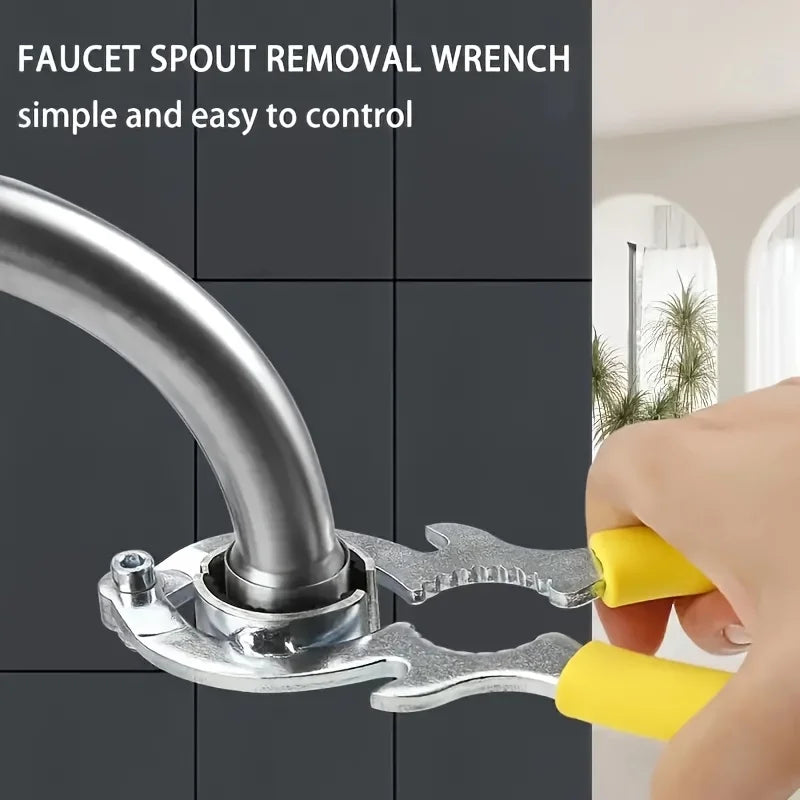 3 In 1 Tool Faucet Bubbler Wrench,Bottle Opener and Pliers,Kitchen