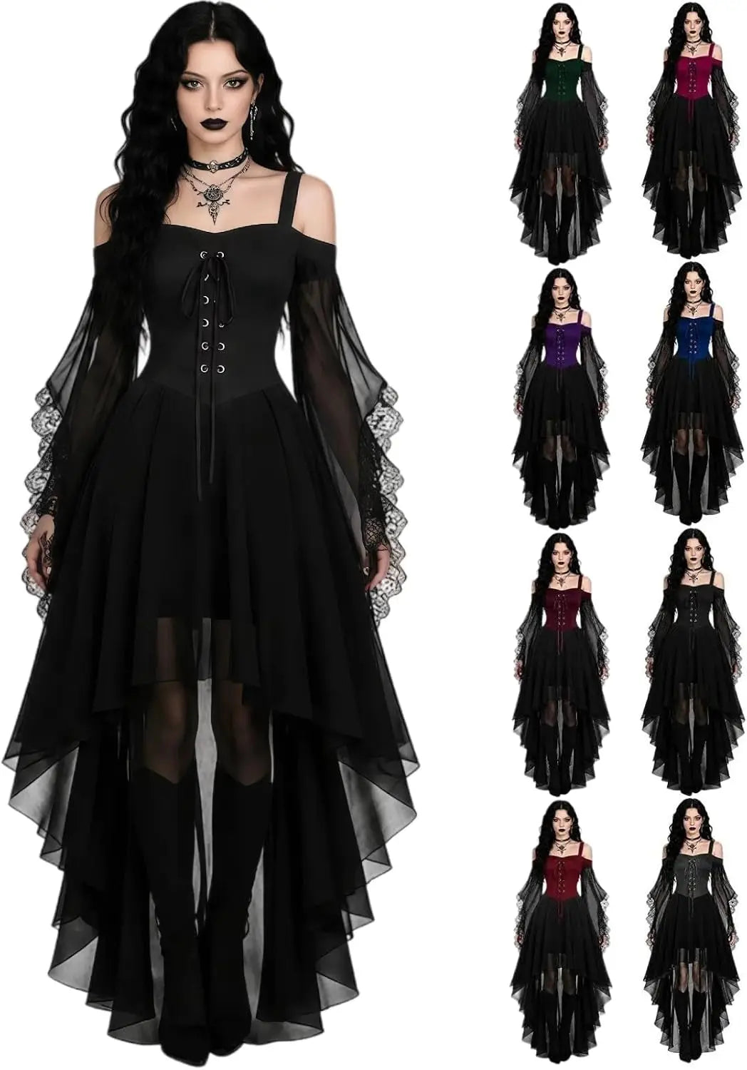 Costumes Witch Dress Women 2026 Halloween Woman Adults Medieval