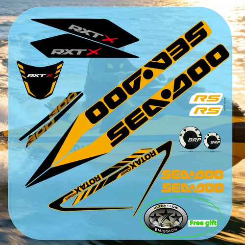 Jet Boat Decal SEADOO RXT300 Vinyl Stickers RXT300 Boat Watercraft