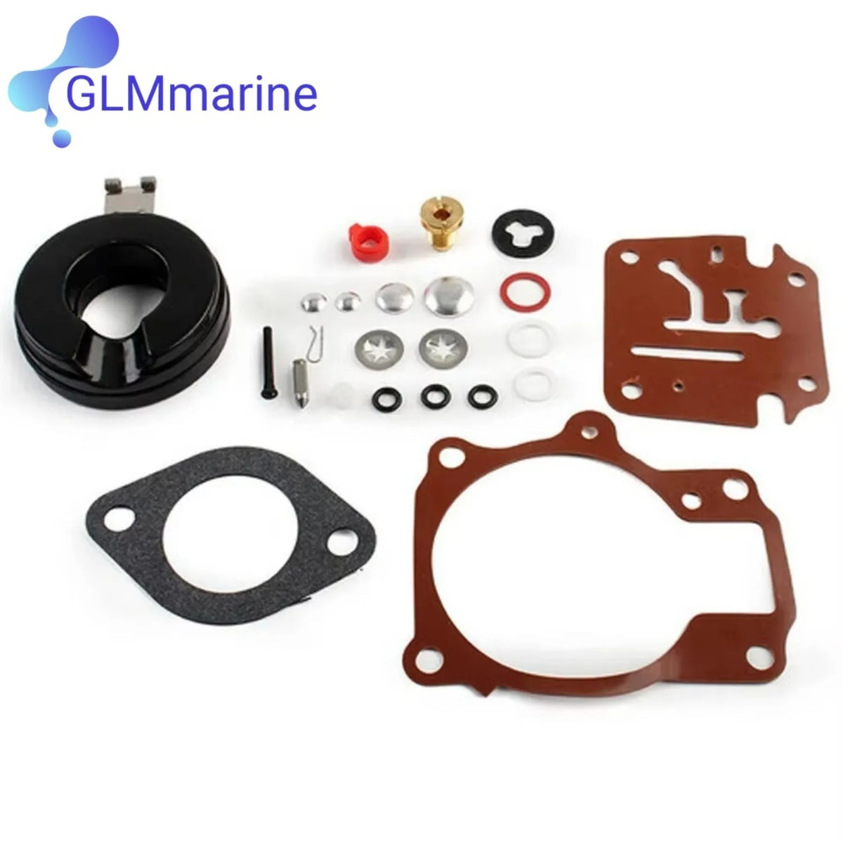 Carburetor Rebuild Kit with Float 0396701 for Johnson Evinrude 20 25