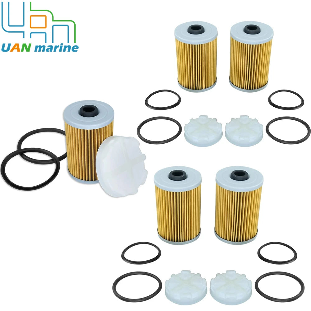 5 Pcs 35-8M0093688 Cool Fuel Filter&Disc Filter with O-rings for