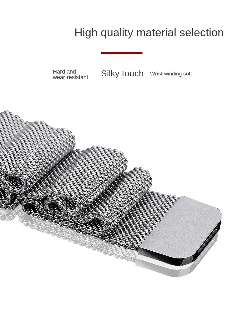 Stainless Steel Milanese Strap Return Magnetic Bracelet 18mm/20mm/22mm