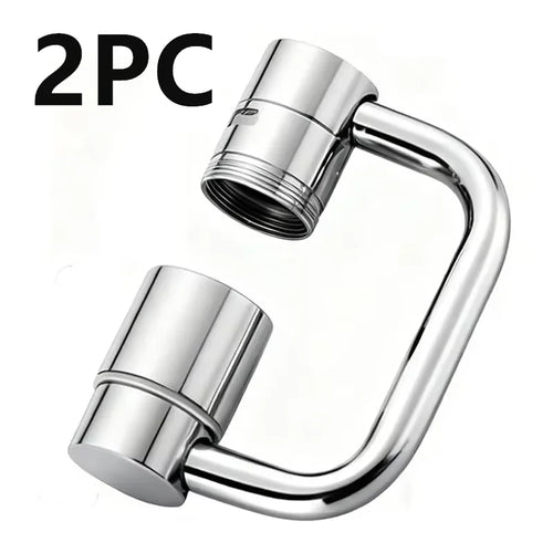 2/1Pcs 1080 Degree Swivel Stainless Steel Kitchen Faucet Extender