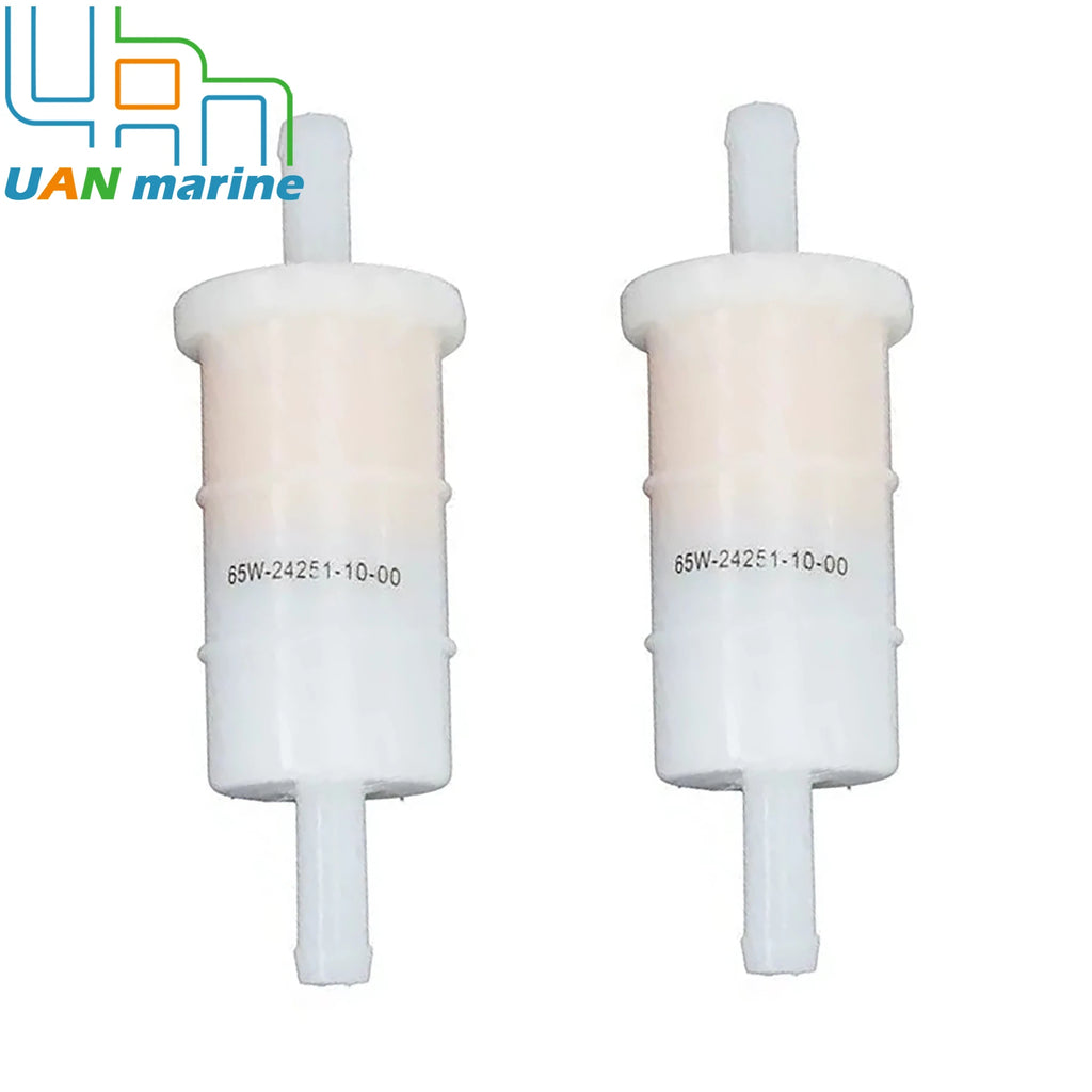 2Pcs 5/16" 816296Q2 Inline Fuel Filter for Mercury Marine 35-816296Q2