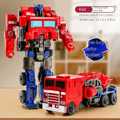 Transformation Car Anime Robot Model One Step Deformation Robot Toy
