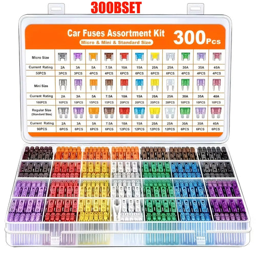 100pcs Standard Car Fuses 2A 3A 5A 7.5A 10A 15A 20A 25A 30A 35A Free
