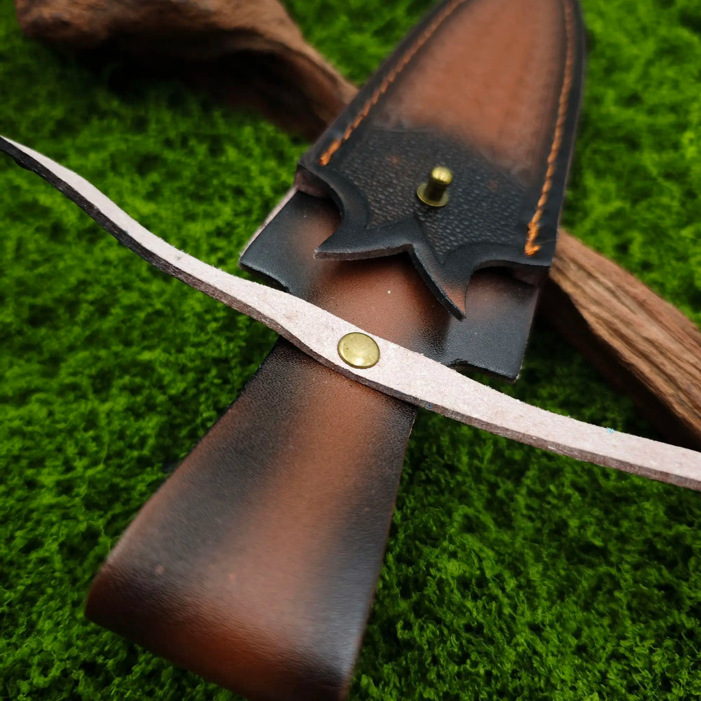 High-quality Leather Outdoor Knife Sheath, Knife Protector, Portable
