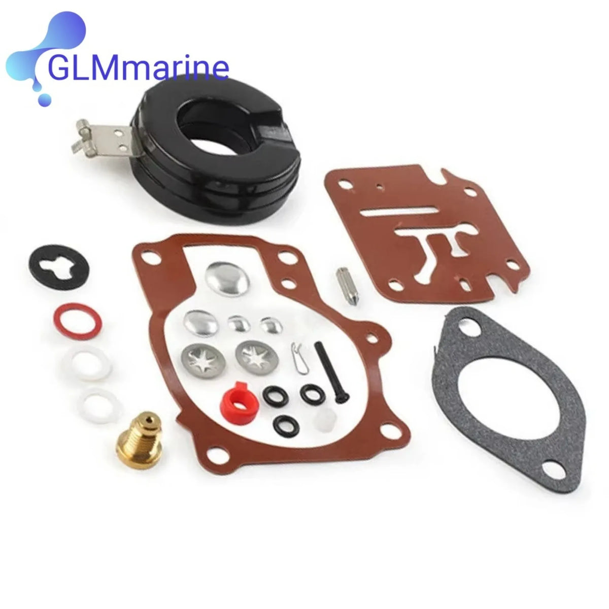 Carburetor Rebuild Kit with Float 0396701 for Johnson Evinrude 20 25