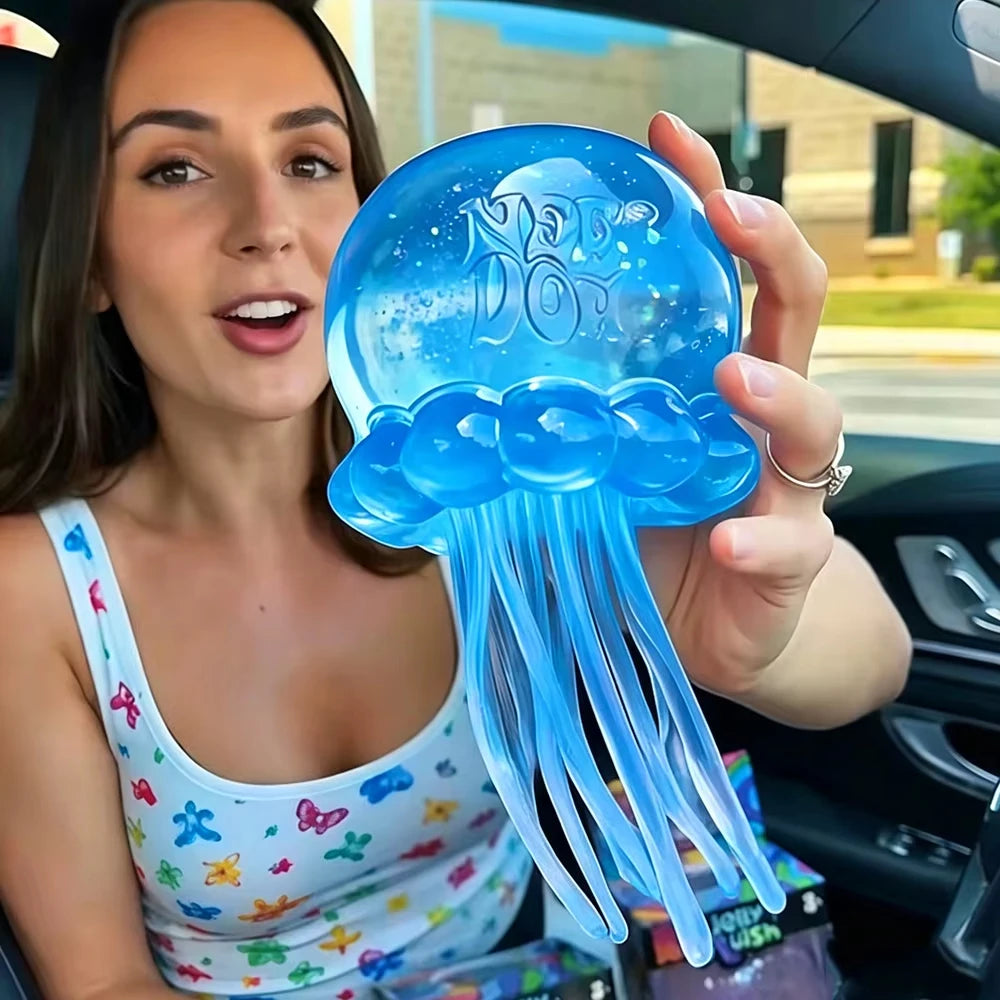 Squishies Jellyfish Squish Toy Fidget Water Sensory Soft Jelly