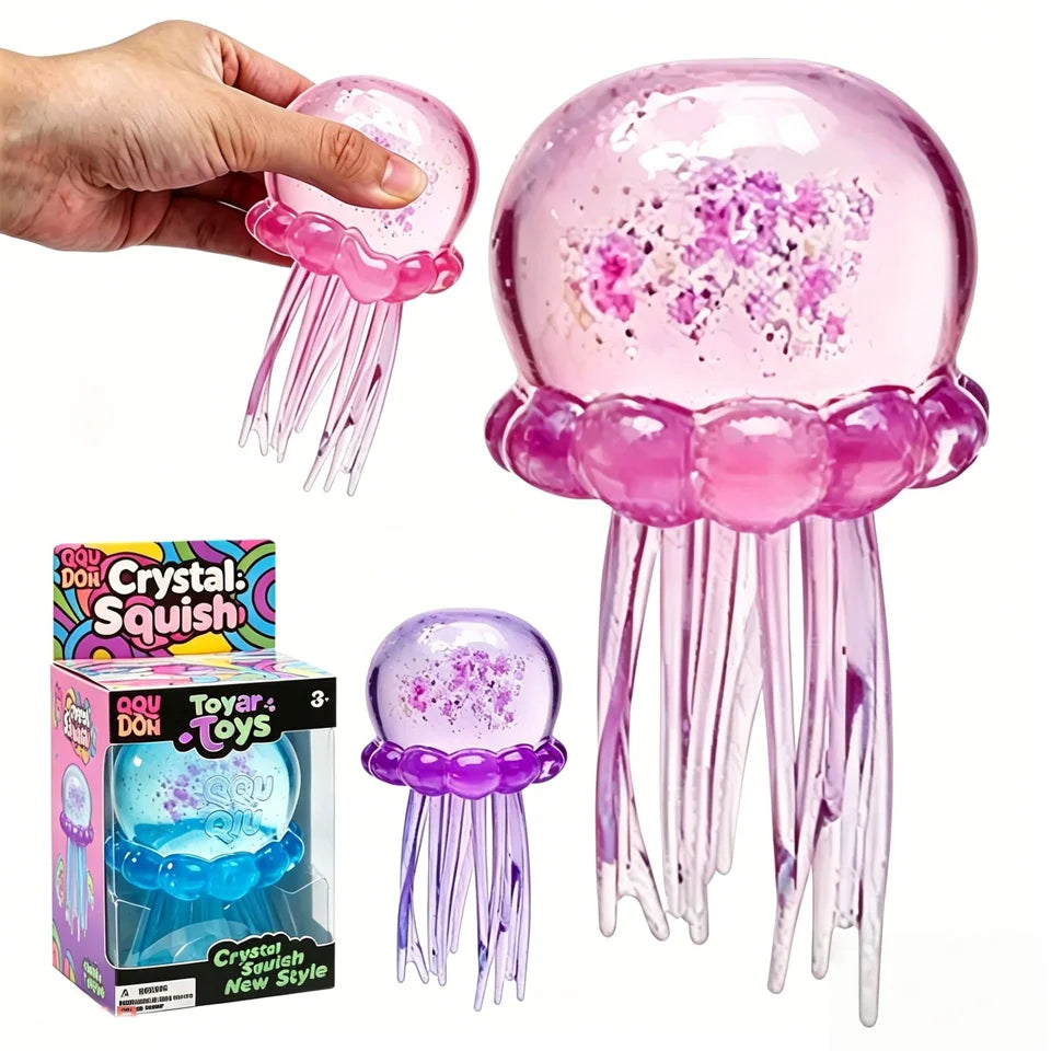Explosions Crystal Jellyfish Squeeze TPR Soft Rubber Squeeze Slow