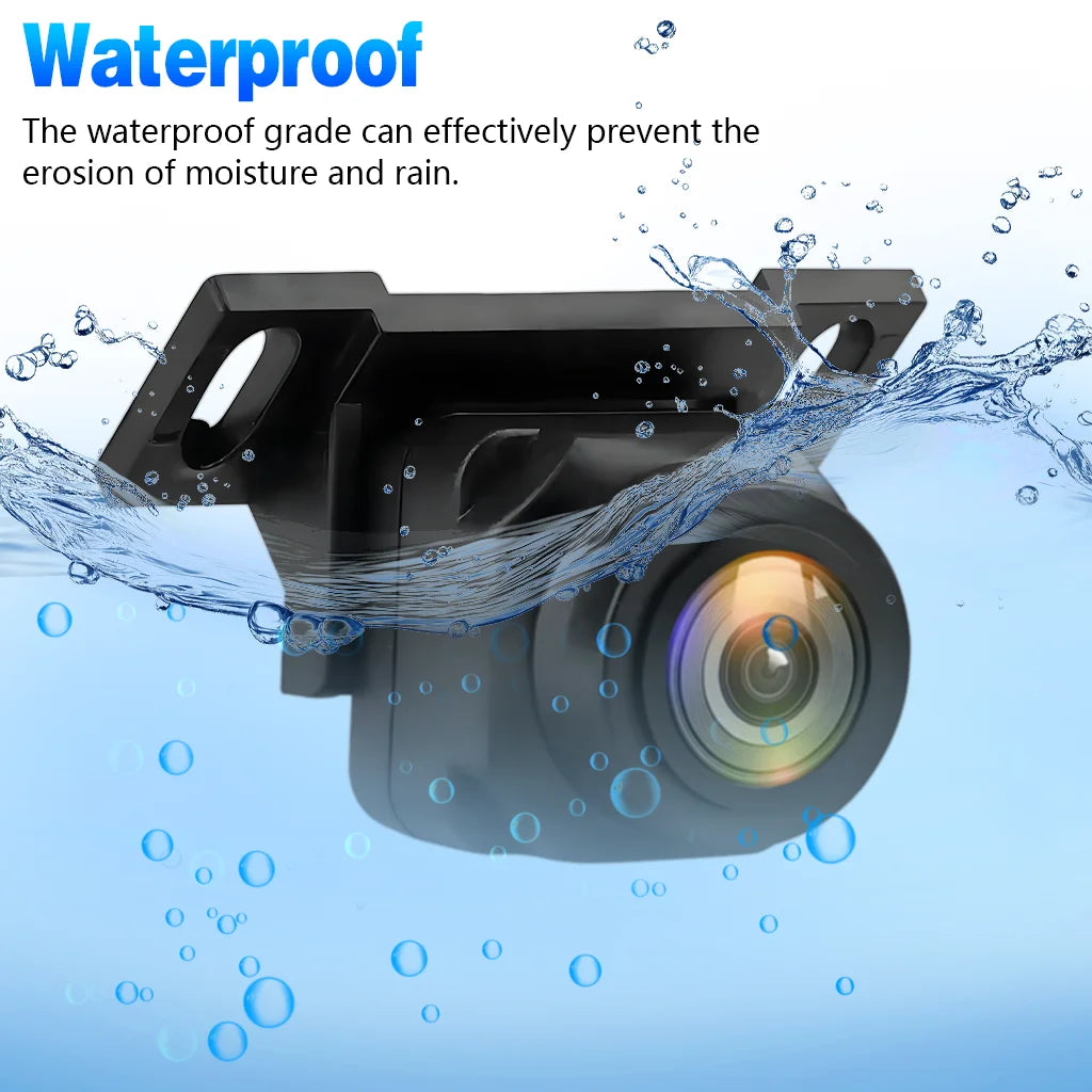 1080P Car Rear View Camera 170° Wide Angle Adjustable