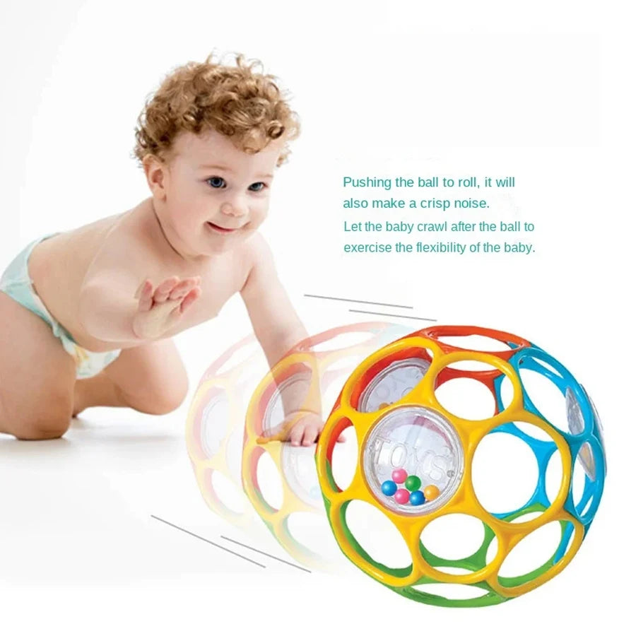 Soft Baby Grasping Ball Rattles with Bell Ball Early Education