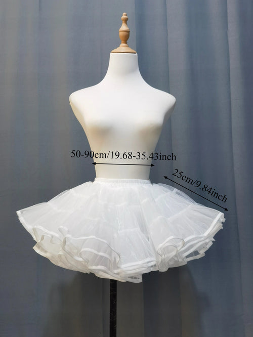 Lolita Super Stuffed Petticoat Boneless Violent Skirt Support Soft