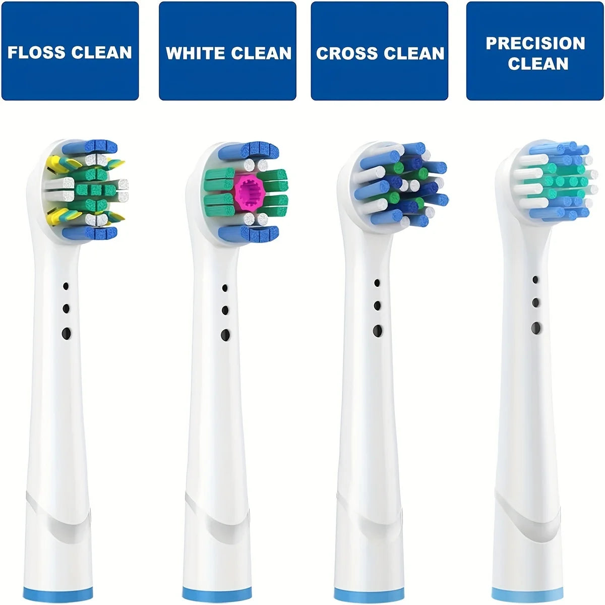 4/12/16Pcs Replacement Toothbrush Heads Compatible with Oral-B Braun