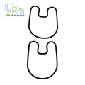 2Pcs Transom assembly O-Ring Exhaust Gimbal Seal Pipe For Mercruiser