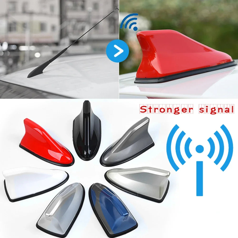 Waterproof Universal Car Radio Antenna Shark Fin Roof Decorative