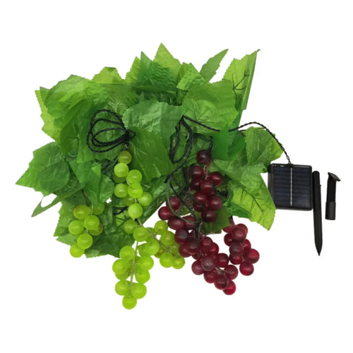 Hanukkah Festival Outdoor Fence Light Passover Decor 3m Solar Grape