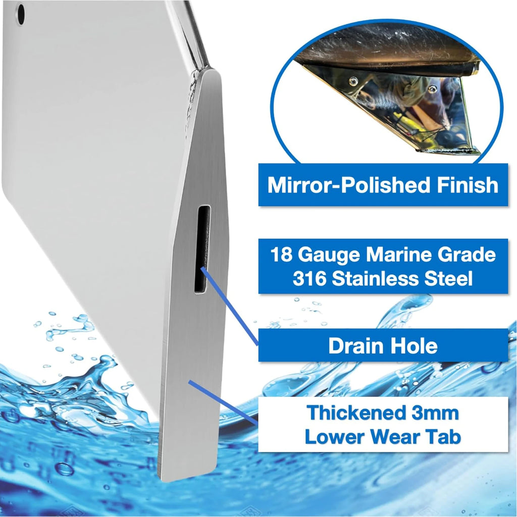 Marine Skeg Protector Guard 27051 for Mercury Mariner Mercruiser Bravo