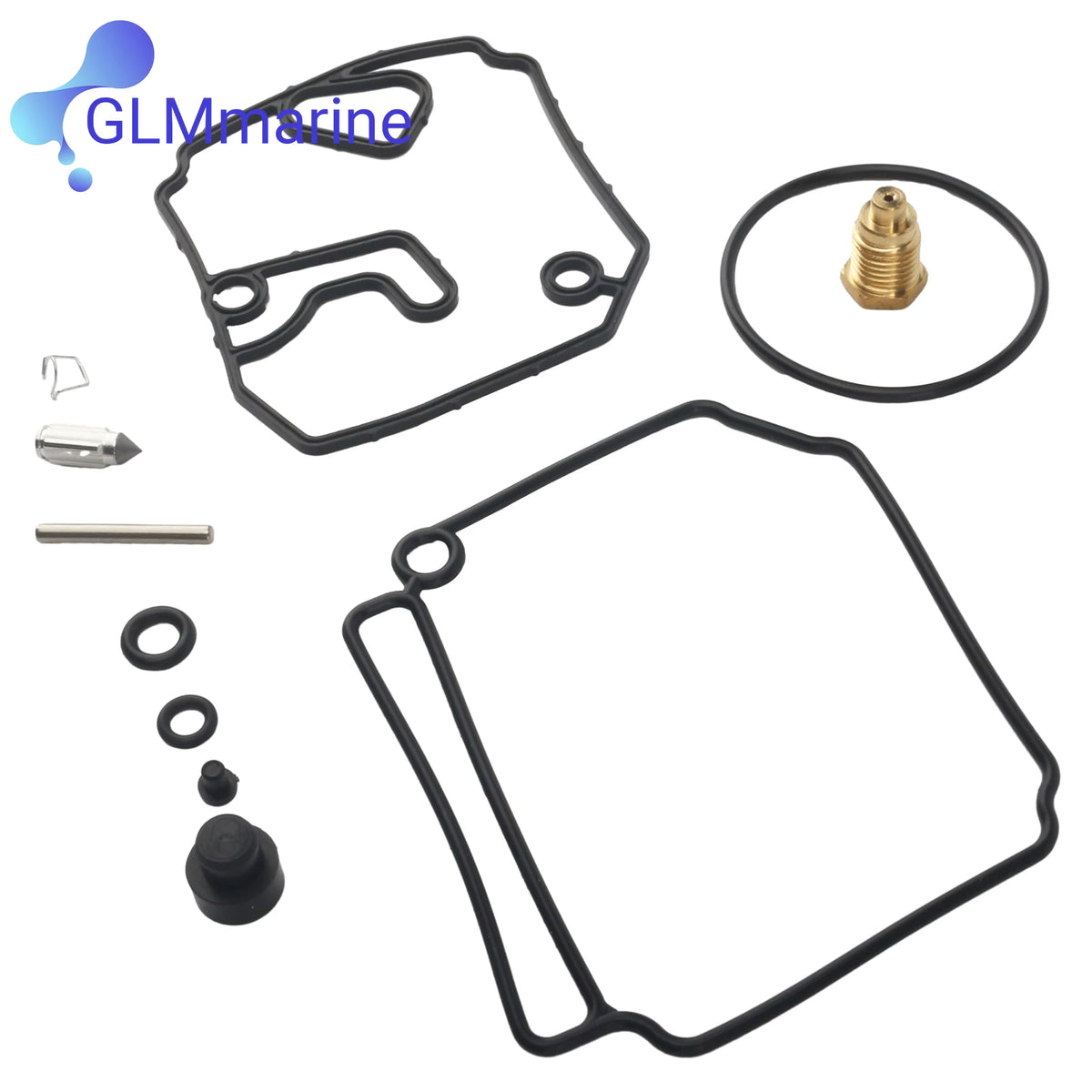 3 Pcs 6H1-W0093 Carburetor Repair Kit W/ Gasket for Yamaha 2 Stroke