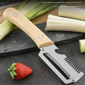 2026 New Paring Knife Ergonomic Wood Handle Knife Stainless Steel
