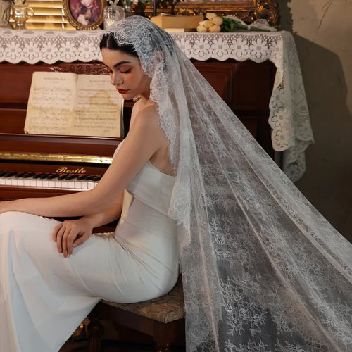 Veil Bridal Velos De Novia Largos Wedding Accessories Mariage 230M