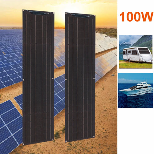 Flexible Solar Panel 100W 50W 12V Battery Charger Photovoltaic Panel