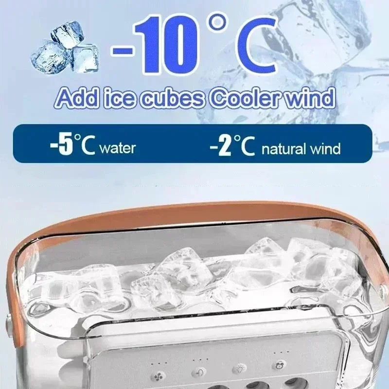 New 3 In 1 Fan AIr Conditioner Household Small Air Cooler LED Night