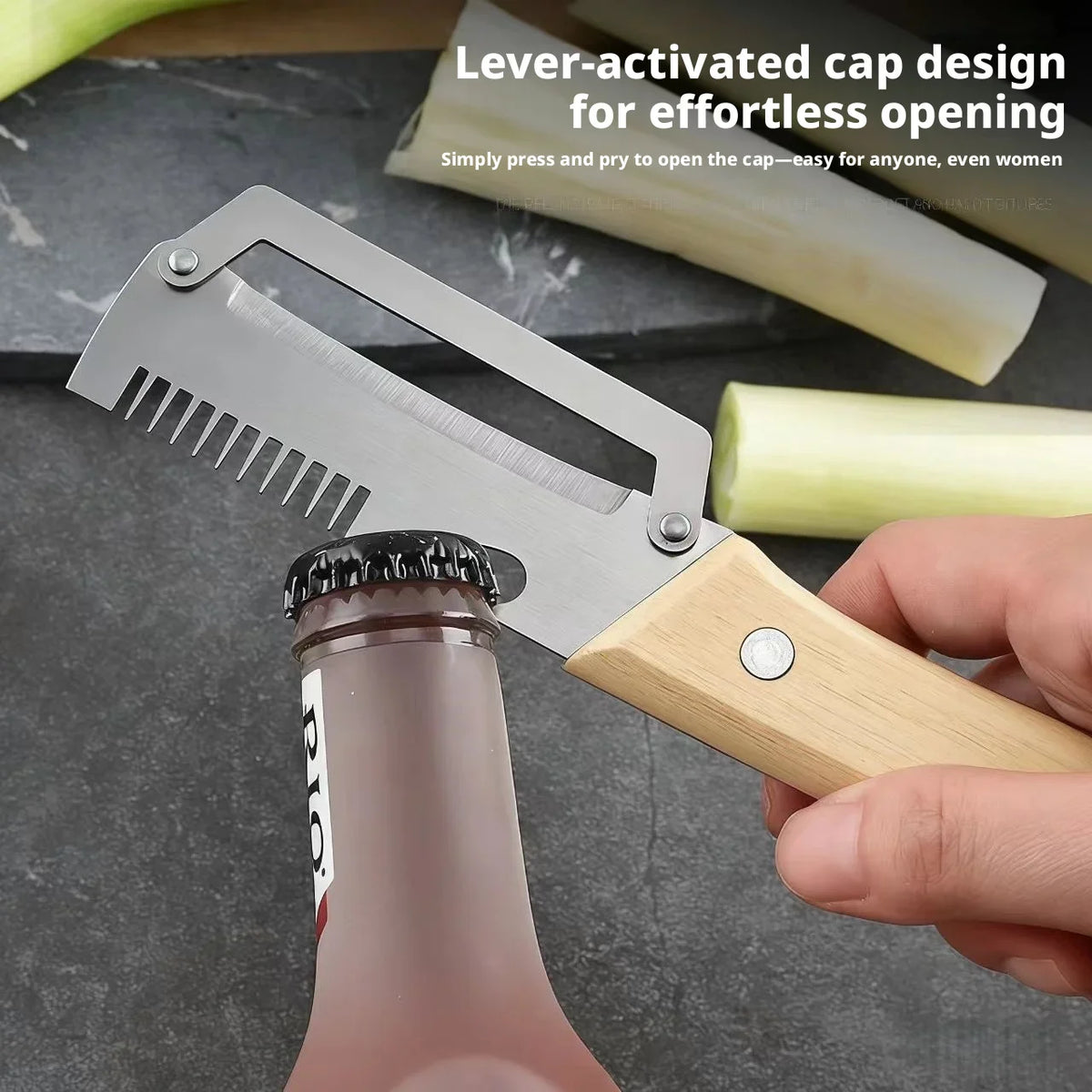 2026 New Paring Knife Ergonomic Wood Handle Knife Stainless Steel