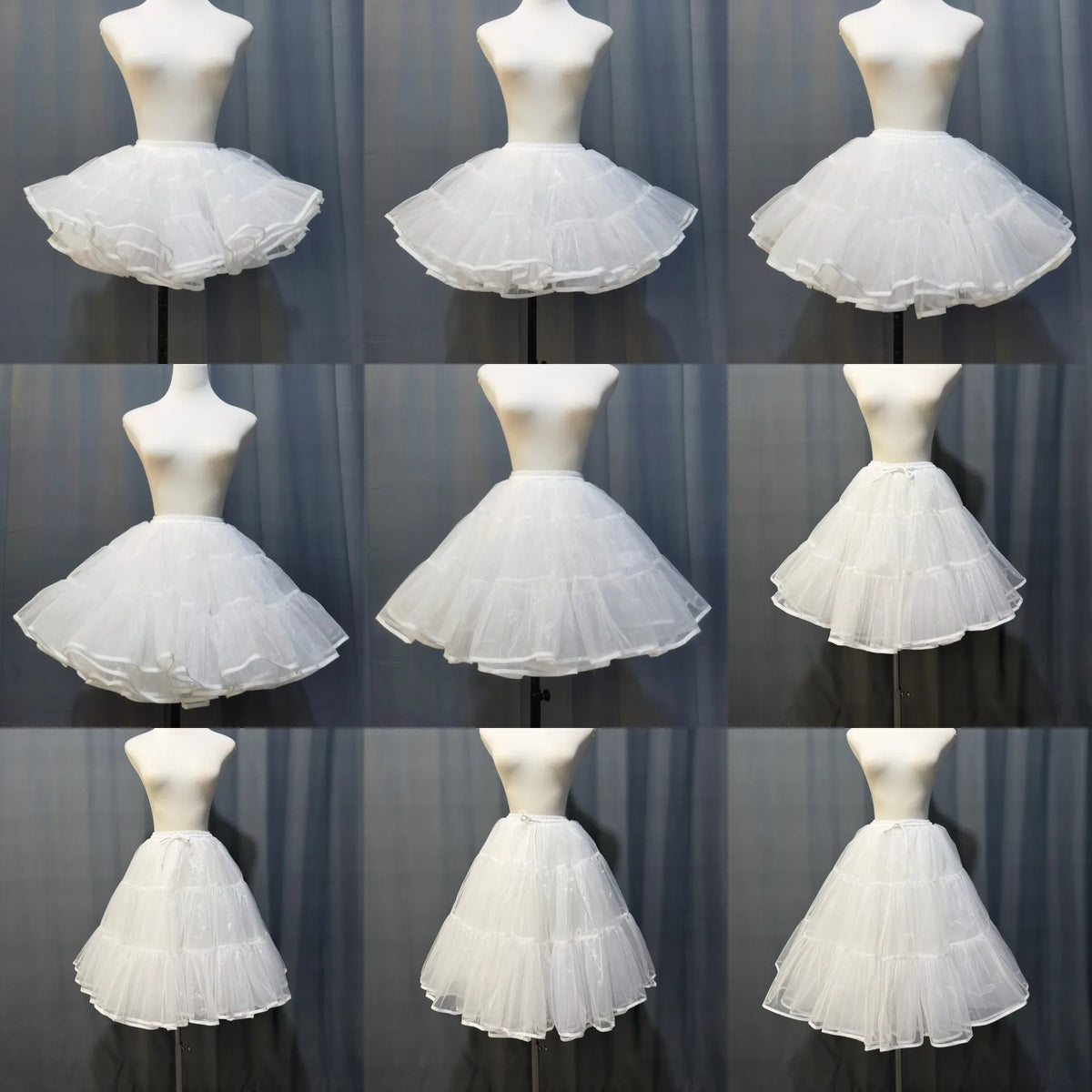 Lolita Super Stuffed Petticoat Boneless Violent Skirt Support Soft