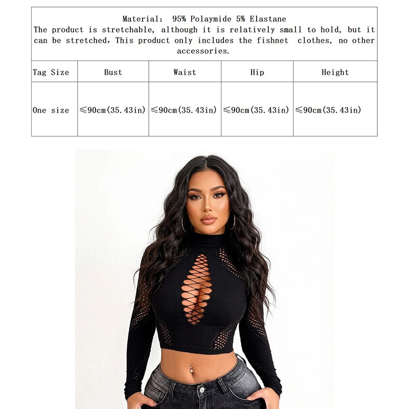Hollow Out Fishnet Beach Cover Up Bodycon Dress, Sheer Mesh Festival