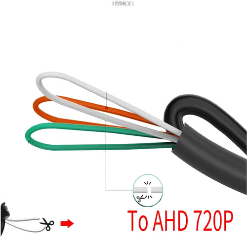 AHD 1080P 720P CCD HD CVBS Car Parking Rear View Camera 170