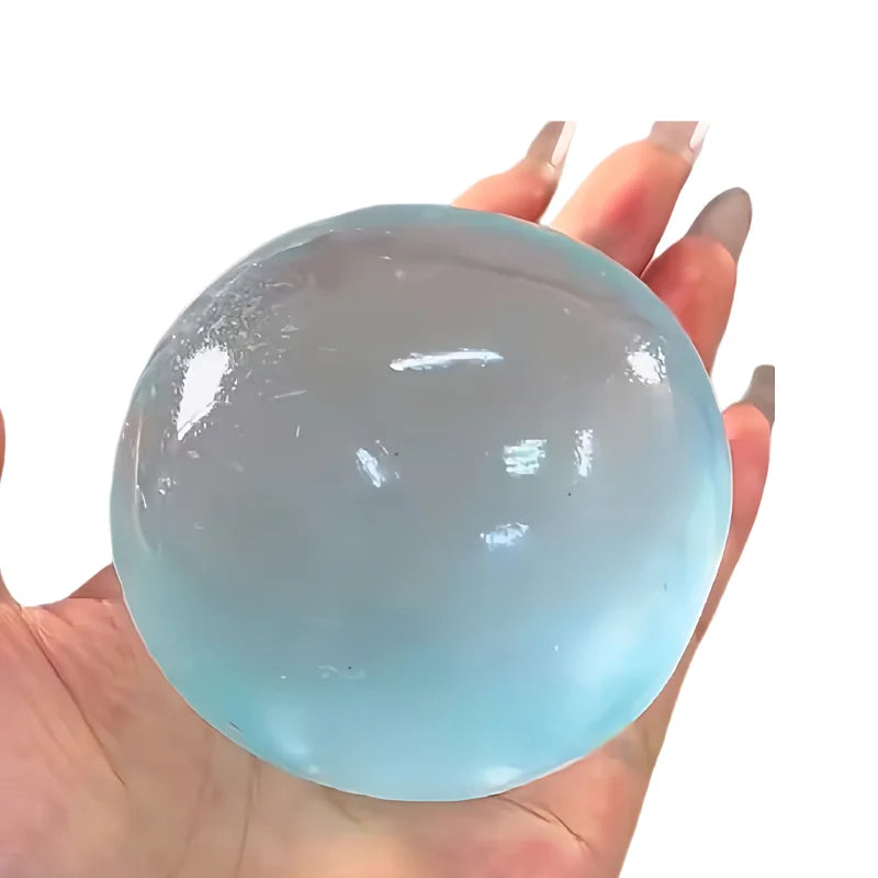 Blue Maltose Squishy Toy Cute Mochi Anti Stress Fidget Toy Soft