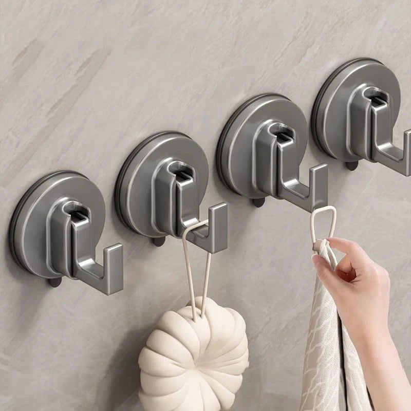 Reusable Suction Cup Hook Waterproof Wall Mount Hooks Punch-free