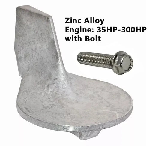 Trim Tab Zinc Anode & Bolt for MerCruiser Mercury Outboad Engine OEM