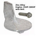 Trim Tab Zinc Anode & Bolt for MerCruiser Mercury Outboad Engine OEM