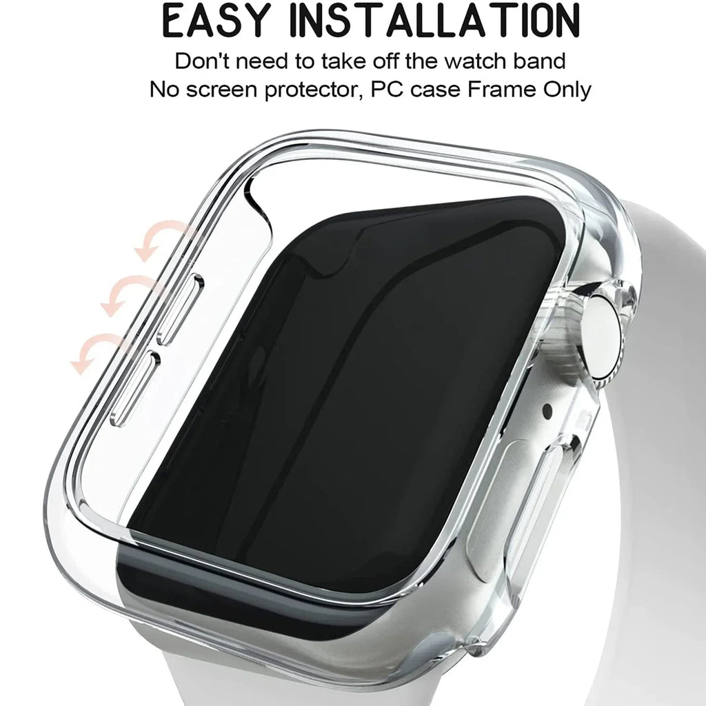 Cover for Apple Watch Case 45mm 41mm 44mm 40mm 42mm 38mm 46 49 mm