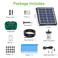 Solar Intelligent Irrigation Kit 6V 2W with Built-in 1800mAh Battery