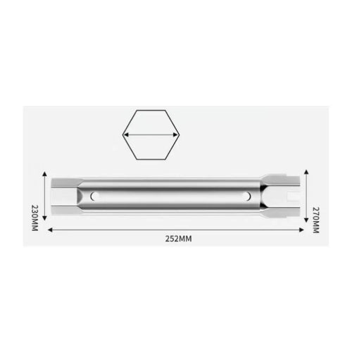 23-27mm 34-40mm Pipe Spanner Socket Wrench Ratchet Sink Faucet Drain
