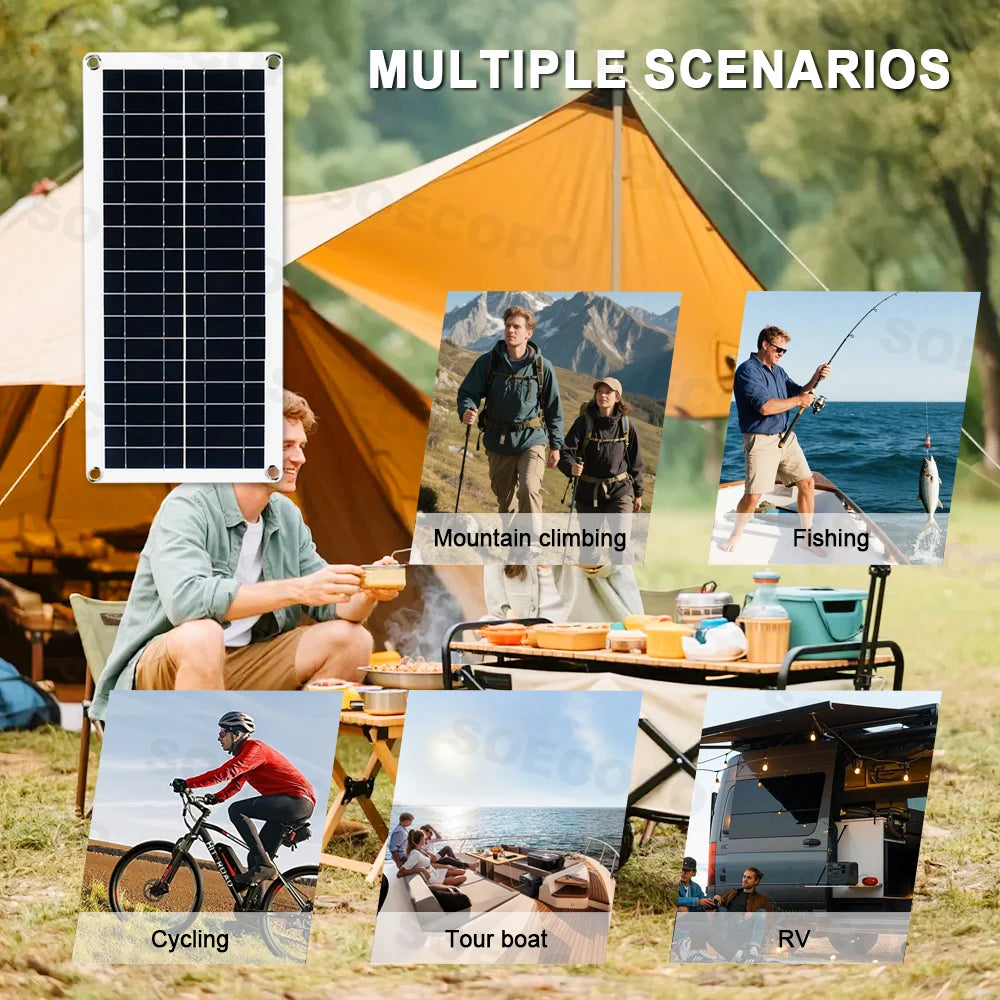 10000W Solar System Complete Kit Dual12V/24V To 110V/220V100A