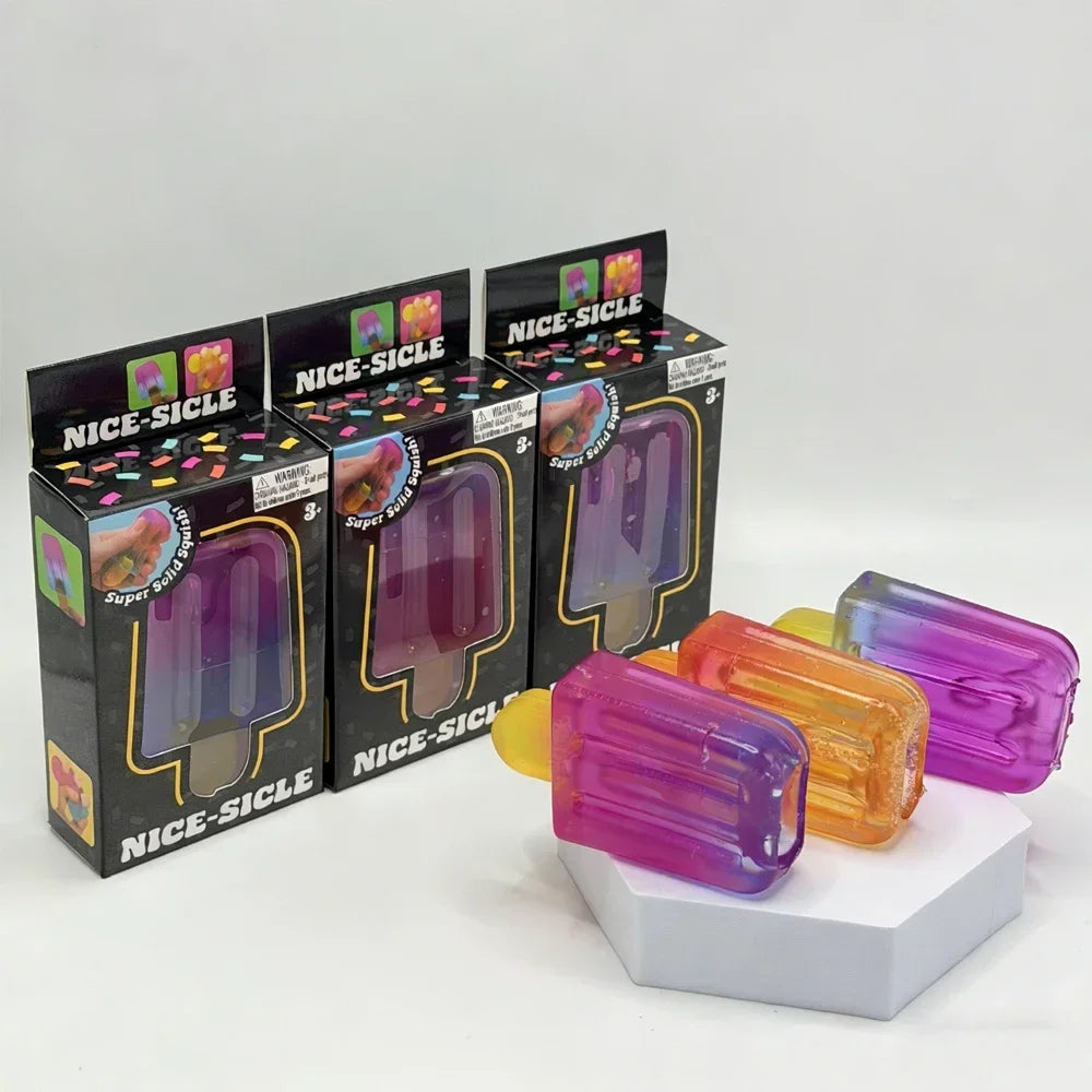 popsicle blind box Cube Sensory Stress Relief Squishy Cube