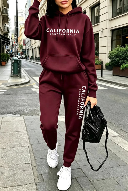 Fall Winter Womens Outfits Street Casual Hooded Sweatshirts Outdoors